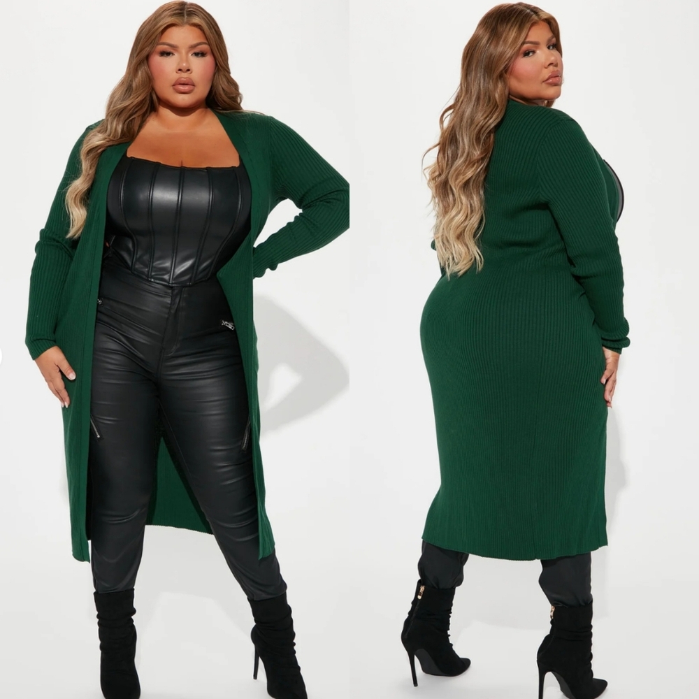 Fashion Nova Ribbed Cardigan